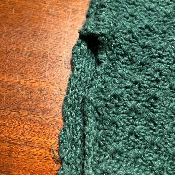 Vintage 80s Exclusive Imports Green Knitted Sweater Women’s Large - Picture 8 of 8